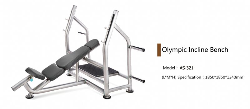 AS-321 OLYMPIC INCLINE BENCH