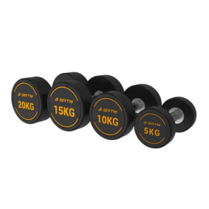 BRTW NY19240 Colorful round TPU Dumbbell